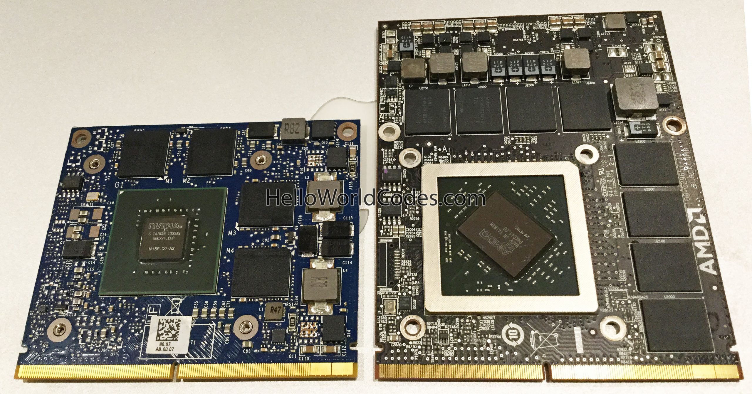 Intel K1100M and AMD 6970M